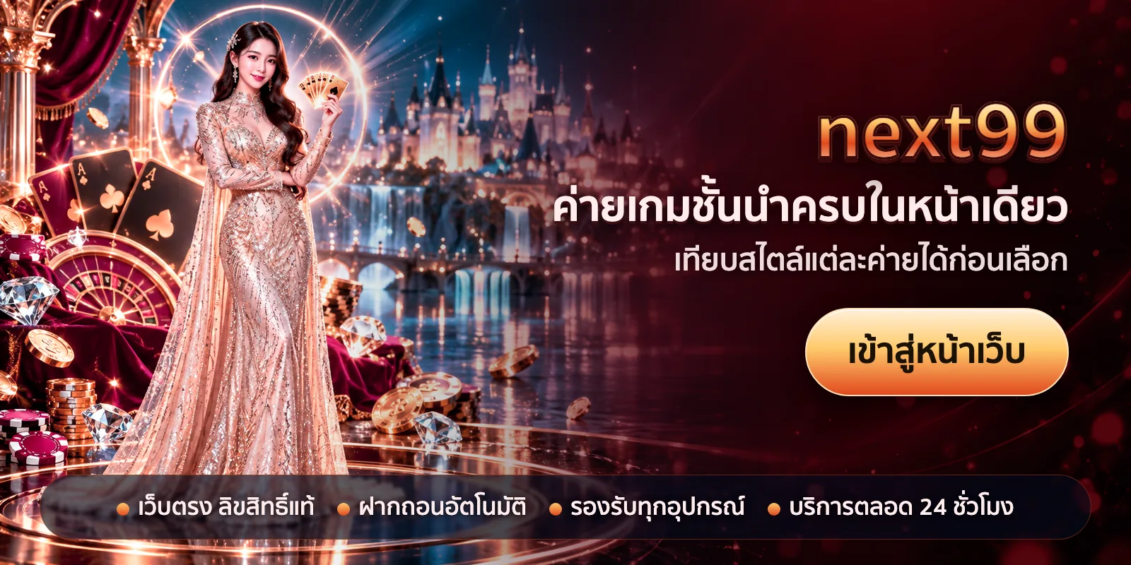 ภาพหัวเรื่องของ next99 ชุดที่ 2 — ค่ายเกมชั้นนำครบในหน้าเดียว